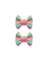 Tie-Dye Bow Clips